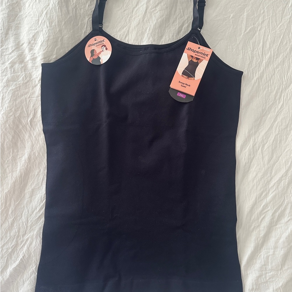 NEW Shapermint Stretchy Scoop Neck Cami - Sz: 2XL